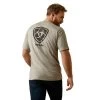 Ariat® Men's Serape Island Khaki Heather T-Shirt 10045273 -ARIAT Cowboy Gear S23 MNS WEST 10045273 back
