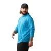 Ariat® Men's Rebar Evolution Hooded Scuba Blue Sun Shirt 10043312 -ARIAT Cowboy Gear S23 MNS WORK 10043312 full11