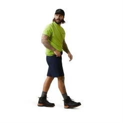 Ariat® Men's Rebar Cotton Strong™ Graphic Lime & Black T-Shirt 10043487 -ARIAT Cowboy Gear S23 MNS WORK 10043487 full