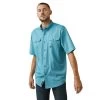 Ariat® Men's Rebar Made Tough VentTEK DuraStretch™ Blue Shirt 10043580 -ARIAT Cowboy Gear S23 MNS WORK 10043580 front