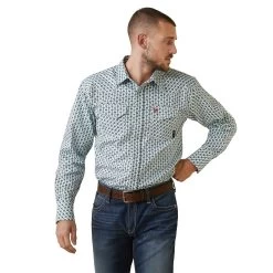 Ariat® Men's FR Dillinger Retro Bachelor Snap Work Shirt 10043751