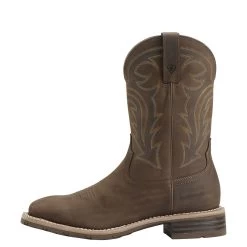 Ariat Men’s Brown Hybrid Rancher H2O Waterproof Pull-On Boot 10014067 -ARIAT Cowboy Gear a1 c89ef626 814b 49fc a50e 5acc2eb840f5