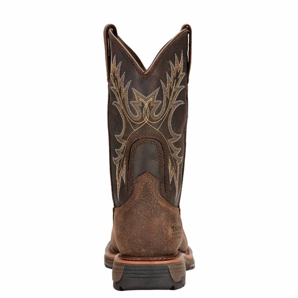 Ariat Men's Workhog H2O Wide Square Comp Toe Bruin Work Boots 10017420 7 Ariat Men's Workhog H2O Wide Square Comp Toe Bruin Work Boots 10017420 - Image 5
