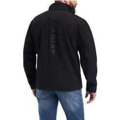 Ariat® Men's Vernon Vent Black Grey Softshell Jacket 10038499 -ARIAT Cowboy Gear try again again